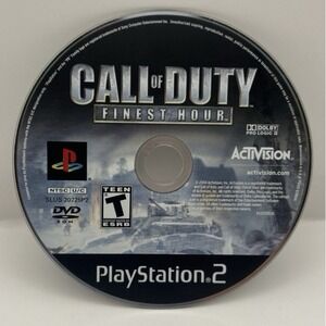Call of Duty Finest Hour Sony PlayStation 2‎ PS2 Disc Only